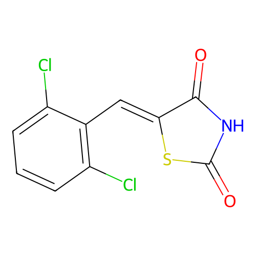 5-(2,6-Dichloro-benzylidene)thiazolidine-2,4-dione structure