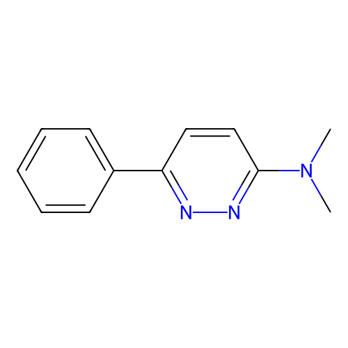 N,N-Dimethyl-6-phenyl-3-pyridazinamine structure