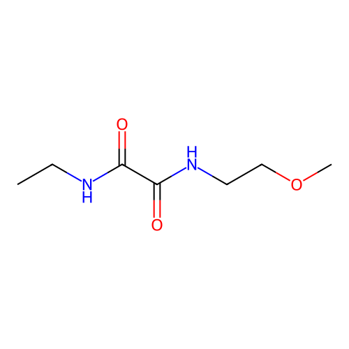 N-ethyl-N'-(2-methoxyethyl)ethanediamide structure