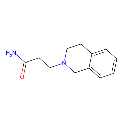 1,2,3,4-Tetrahydroisoquinoline-2-propionamide structure