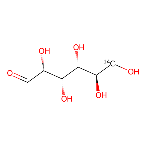 D-Glucose-6-14C structure