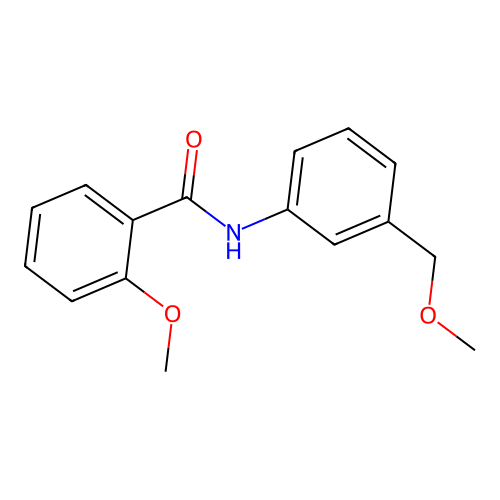 2-methoxy-N-[3-(methoxymethyl)phenyl]benzamide structure