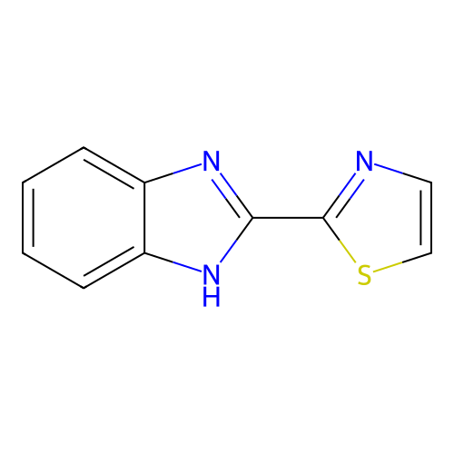 Benzimidazole, 2-(2-thiazolyl)- structure