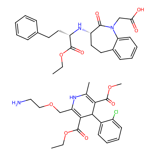 Benazepril-amlodipine structure