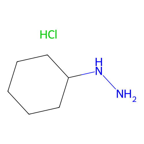 Cyclohexylhydrazine hydrochloride structure