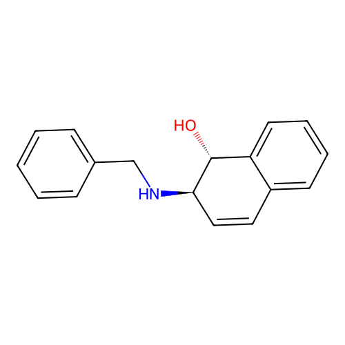 (1R,2R)-2-(benzylamino)-1,2-dihydronaphthalen-1-ol structure