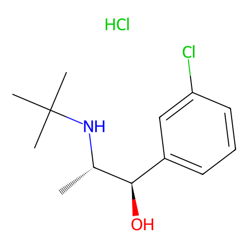 (1R,2S)-erythro-Dihydro Bupropion Hydrochloride structure