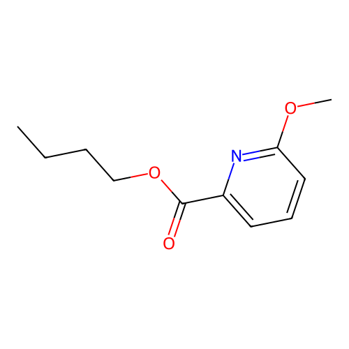 Butyl 6-methoxypyridine-2-carboxylate structure