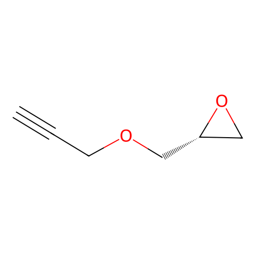 2-((2-Propynyloxy)methyl)oxirane structure