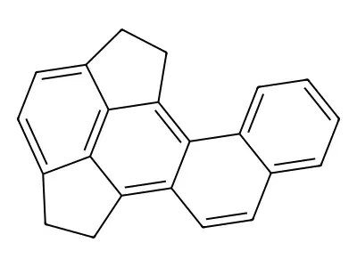 Benzo(j)cyclopent(fg)aceanthrylene, 1,2,5,6-tetrahydro- structure