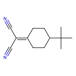 Propanedinitrile, [4-(1,1-dimethylethyl)cyclohexylidene]- structure