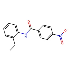 N-(2-Ethylphenyl)-4-nitrobenzamide structure