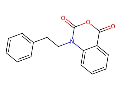 1-(2-Phenylethyl)-3,1-benzoxazine-2,4-dione structure