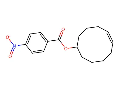 [(5Z)-cyclodec-5-en-1-yl] 4-nitrobenzoate structure