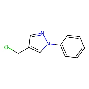 4-(chloromethyl)-1-phenyl-1H-pyrazole structure