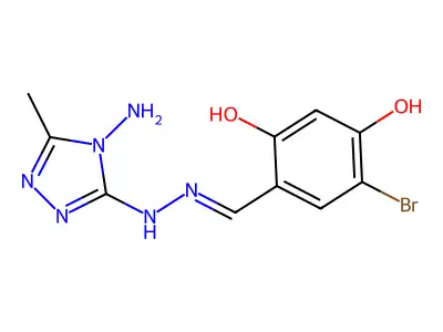 CAS 357158-12-4 - C10H11BrN6O2 structure