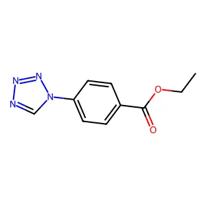 ethyl 4-(1H-tetrazol-1-yl)benzoate structure
