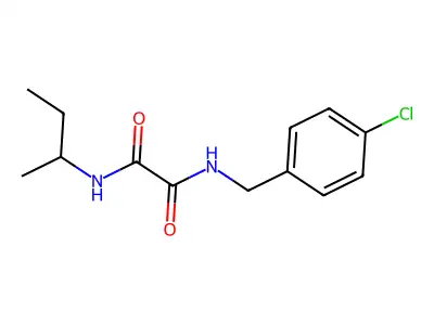 N1-(sec-butyl)-N2-(4-chlorobenzyl)oxalamide structure