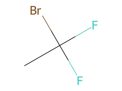 1-Bromo-1,1-difluoroethane structure