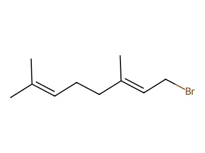 2,6-Octadiene, 1-bromo-3,7-dimethyl-, (2E)- structure