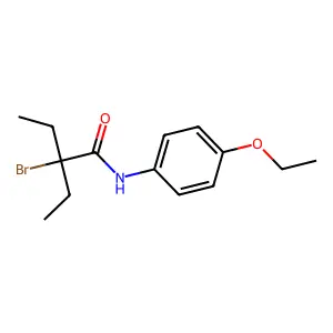 2-Bromo-N-(4-ethoxyphenyl)-2-ethylbutanamide structure