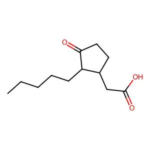 Cyclopentaneacetic acid, 3-oxo-2-pentyl- structure