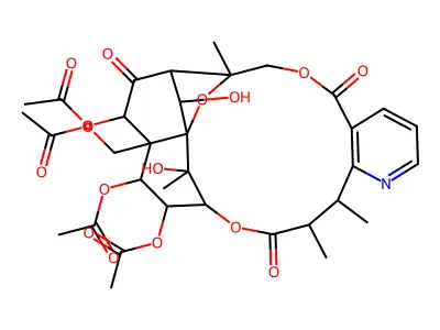 Isoevorine structure