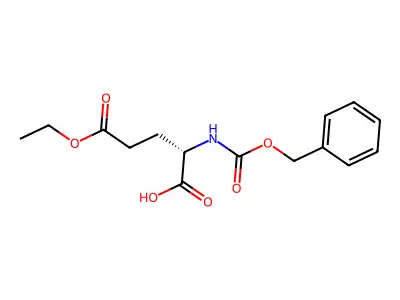 Cbz-Glu(OEt)-OH structure