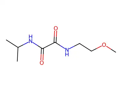 N-(2-methoxyethyl)-N'-(propan-2-yl)ethanediamide structure
