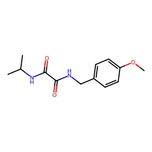 N-(4-methoxybenzyl)-N'-(propan-2-yl)ethanediamide structure