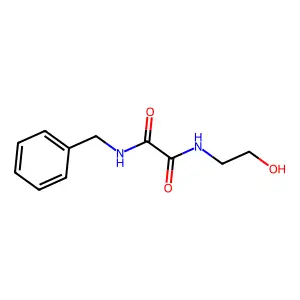 N-benzyl-N'-(2-hydroxyethyl)ethanediamide structure