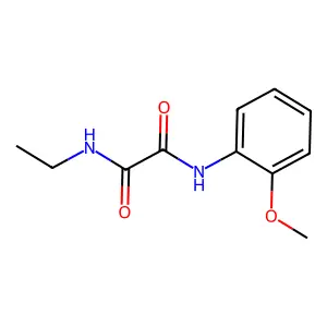 N1-ethyl-N2-(2-methoxyphenyl)oxalamide structure