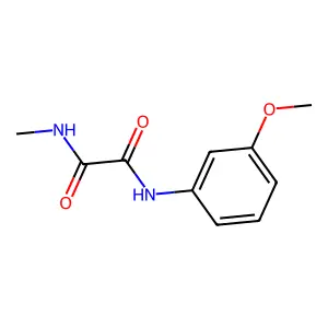 N'-(3-methoxyphenyl)-N-methyloxamide structure
