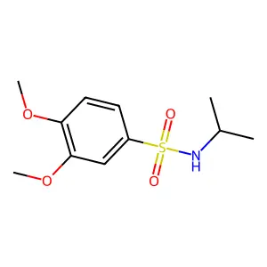 N-Isopropyl-3,4-dimethoxy-benzenesulfonamide structure