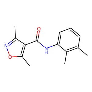 N-(2,3-dimethylphenyl)-3,5-dimethyl-4-isoxazolecarboxamide structure