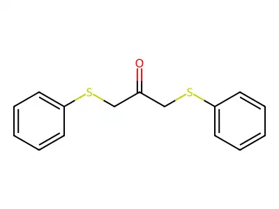 1,3-Bis(phenylsulfanyl)propan-2-one structure