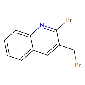 2-Bromo-3-(bromomethyl)quinoline structure