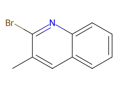 2-Bromo-3-methylquinoline structure