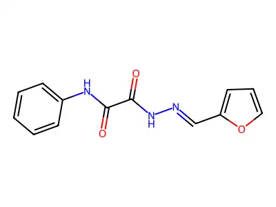 N'-(furan-2-ylmethylideneamino)-N-phenyloxamide structure