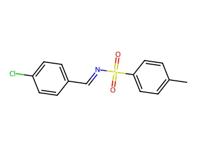 N-[(4-chlorophenyl)methylidene]-4-methylbenzenesulfonamide structure