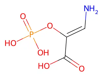 3-Aminoenolpyruvate-2-phosphate structure