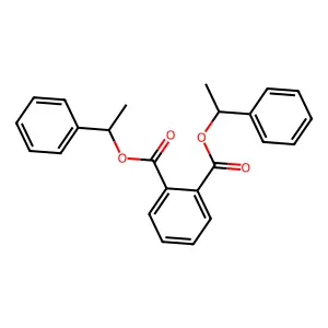 Bis(1-phenylethyl) benzene-1,2-dicarboxylate structure