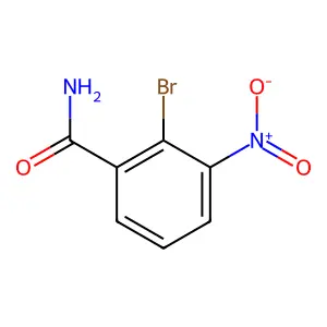 2-Bromo-3-nitrobenzamide structure