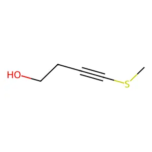 4-(Methylsulfanyl)but-3-yn-1-ol structure