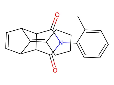 10-Cyclopentylidene-4-o-tolyl-4-aza-tricyclo[5.2.1.0*2,6*]dec-8-ene-3,5-dione structure
