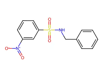 [(3-Nitrophenyl)sulfonyl]benzylamine structure