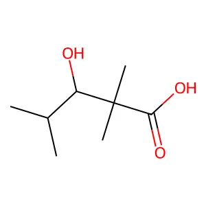 2,2,4-Trimethyl-3-hydroxyvaleric acid structure