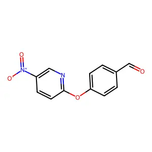 4-[(5-Nitropyridin-2-yl)oxy]benzaldehyde structure