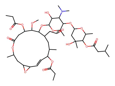 Propionylmaridomycin I structure