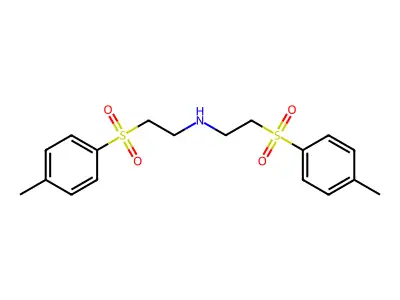 Bis(2-tosylethyl)amine structure